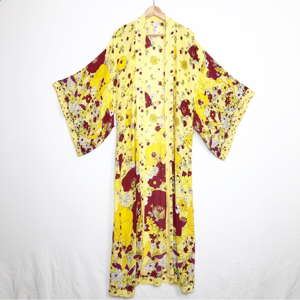 Free People intimately Free People hidden Hill maxi floral kimono - Picture 2 of 11